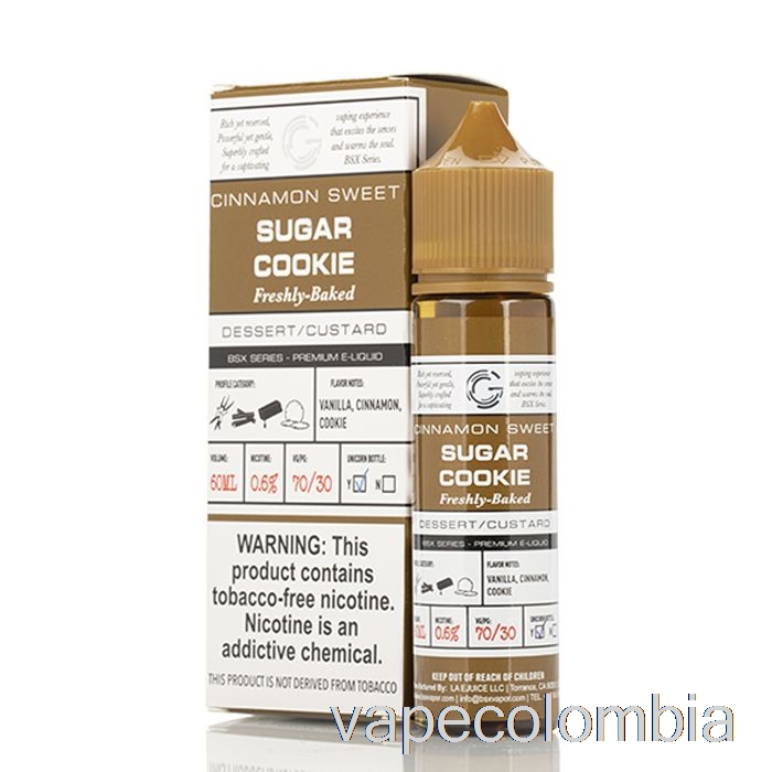 Kit Completo De Vapeo Galletas De Azúcar - Serie Bsx - 60ml 0mg